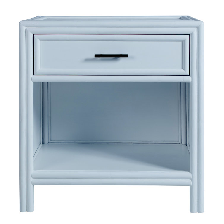 Light blue hot sale bedside table